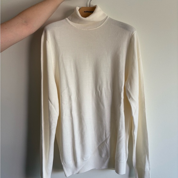Suitsupply X Jort Cream Turtleneck Sweater